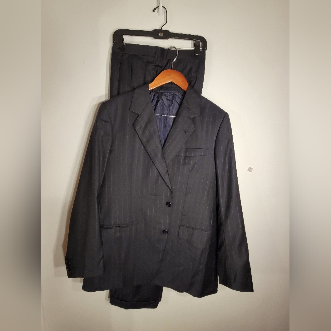 Tino Anastasi Monte-Carlo Pinstripe Suit 2pc 42r W38 Luxury